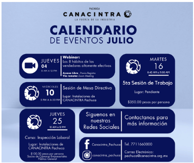 Agenda Julio